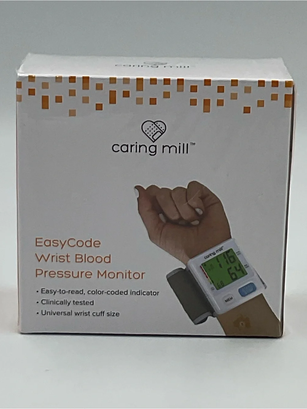 NWT Caring Mill EasyCode Wrist Blood Pressure Monitor